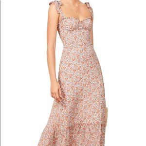 👑Reformation Dress: Nikita Floral Dress In Shelby